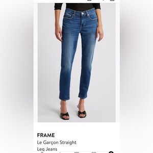 **FRAME** LE GARÇON STRAIGHT LEG JEANS - 27